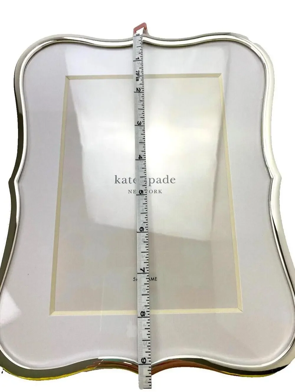 Kate Spade Silver Plated Picture Frame 5 x 7in Crown Point Brand New Collectable